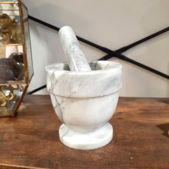 Other - Heavy Stone Marble Mortar and Pestle